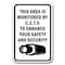 Signmission Safety Sign, 12 in Height, Aluminum, Video Surv - C.C.T.V. A-1218 Video Surv - C.C.T.V. - alternate 1